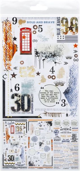 Rust & Revs 2.0 - Rub-On Transfer Set 6"X12"