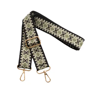 Hovedbilde Skulderreim Sort/lysgr&oslash;nn ...