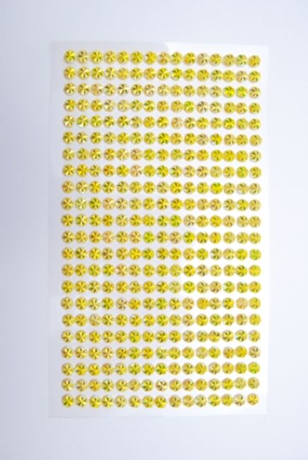 Hovedbilde Stickers diamant 5mm - gul 