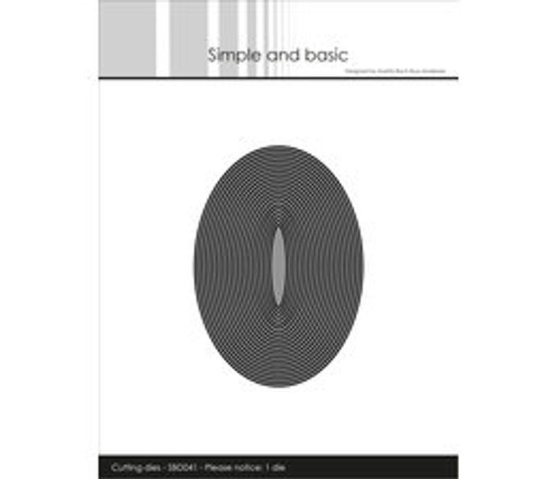 Simple and Basic Thin Frames Oval Die 