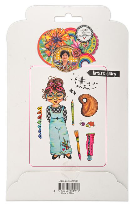 Hovedbilde Artist Diary Rubber Stamps