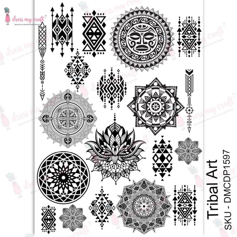 Tribal Art - Transfer Me Sheet