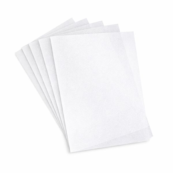 Vellum A4 Silver White 100g (5pcs) 