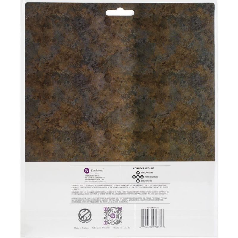 Finnabair Decorative Chipboard Steampunk Wreath, 13/Pkg