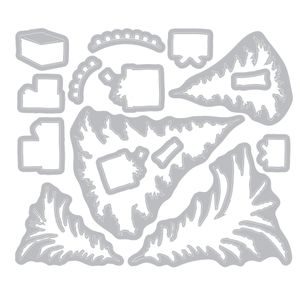 Sizzix - Sellos Transparentes A5 Con Framelits Die Forever