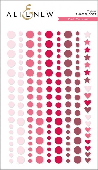 Hovedbilde Red Cosmos Enamel Dots