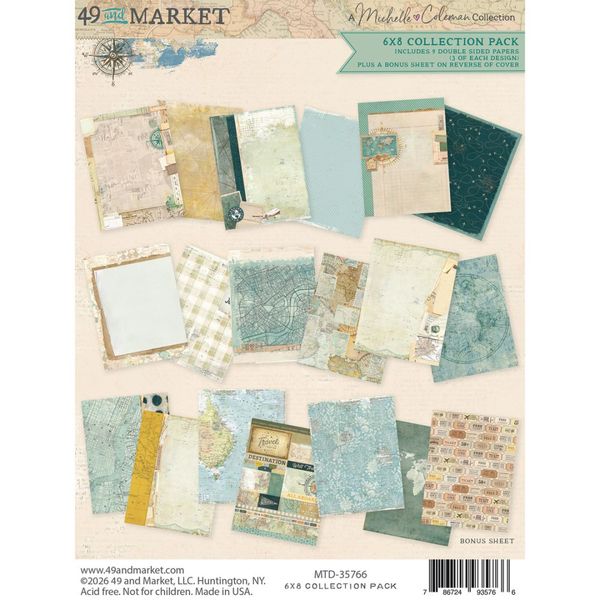 Travel Diaries - Collection Pack 6"X8"