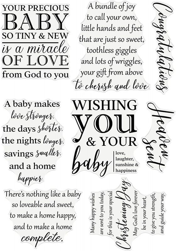 Crafter's Companion Precious Baby Clear Stamps