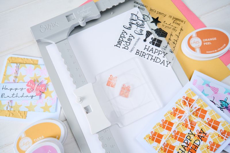 Clear Stamps Print & Pattern Birthday Sentiments (13pcs) 