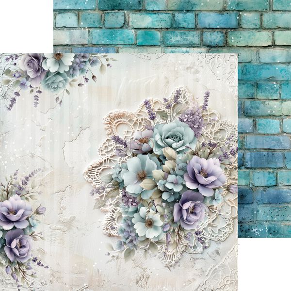 FLOWERS OF DELIGHT -  20,3X20,3CM - MIX