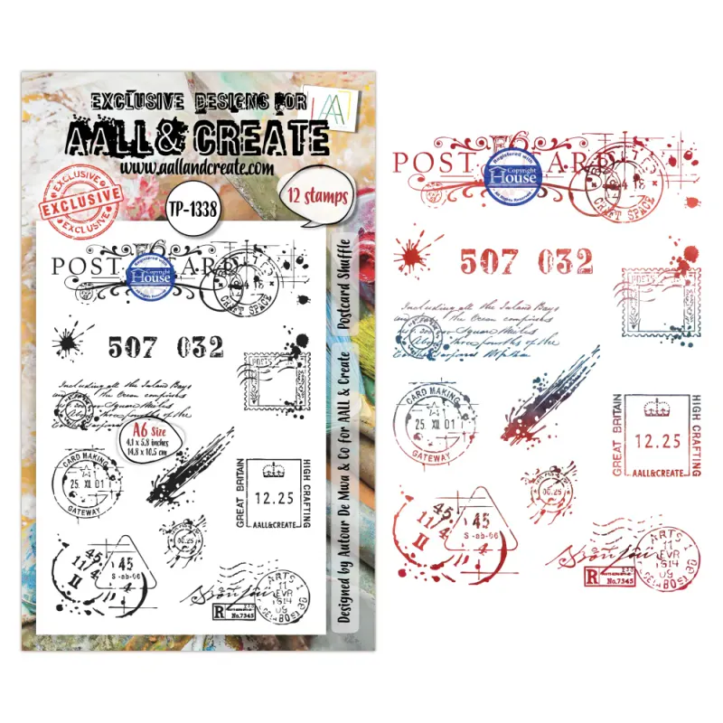 TP-1338 - A6 Stamp Sets - Postcard Shuffle