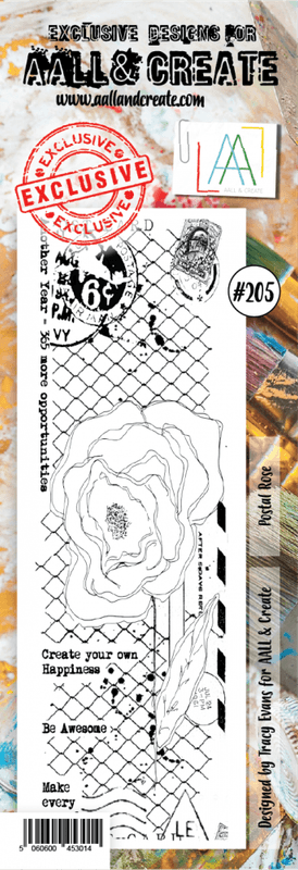 Aall & create #205 border stamp
