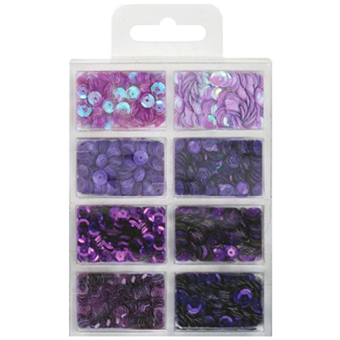 Hovedbilde Cup Sequins 7mm - Viola