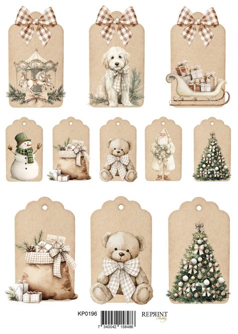 Hovedbilde Cozy Christmas Tags - A4