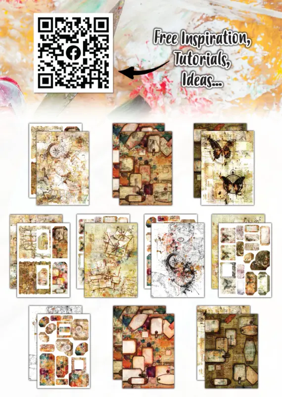 #13 - A4 DESIGN PAPER - TICKET TO TIME 