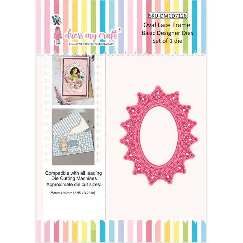 Oval Lace Frame