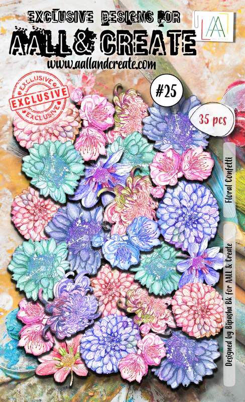 #25 - EPHEMERA DIE-CUTS - FLORAL CONFETTI
