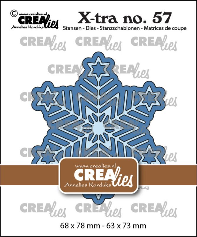 X-tra Dies No. 57 Geometric Snowflake Small