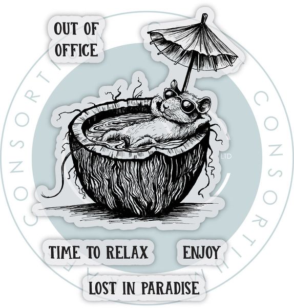 Oliver's Adventures A6 Photopolymer Stamp Set Paradise