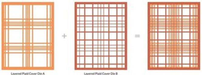 Hovedbilde Layered Plaid Cover Die ...