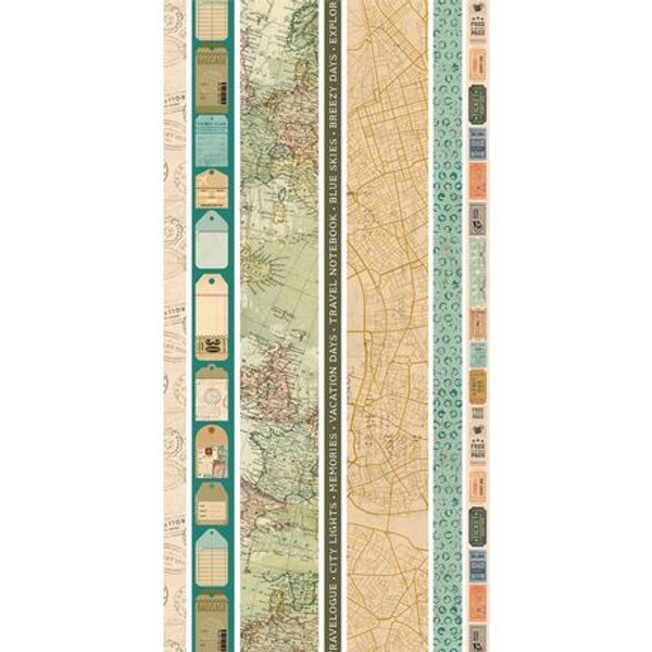 Travel Diaries  - Washi Tape Sheets