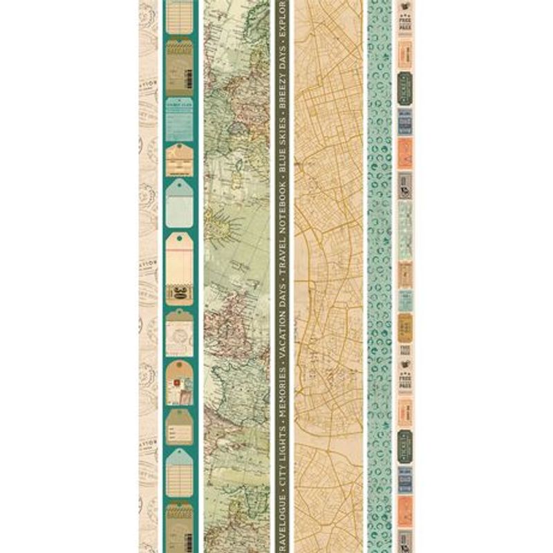 Travel Diaries  - Washi Tape Sheets