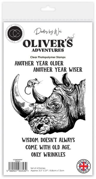 Oliver's Adventures A6 Photopolymer Stamp Set Wisdom