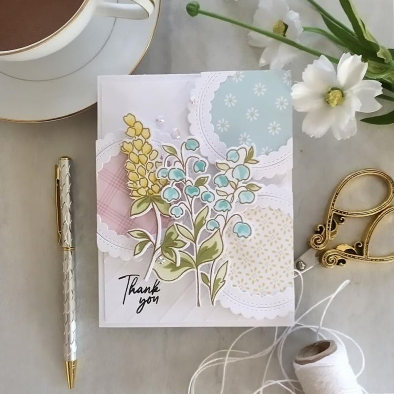 Beautiful Blooms - Clear Stamp Set 6
