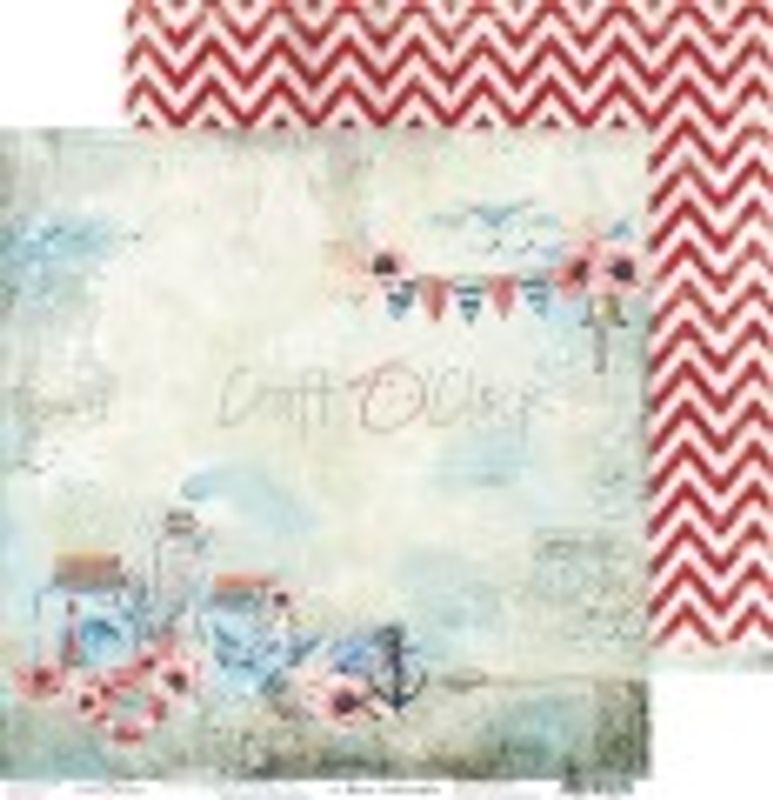 SEASIDE GREETINGS - A SET OF PAPERS 30,5X30,5CM