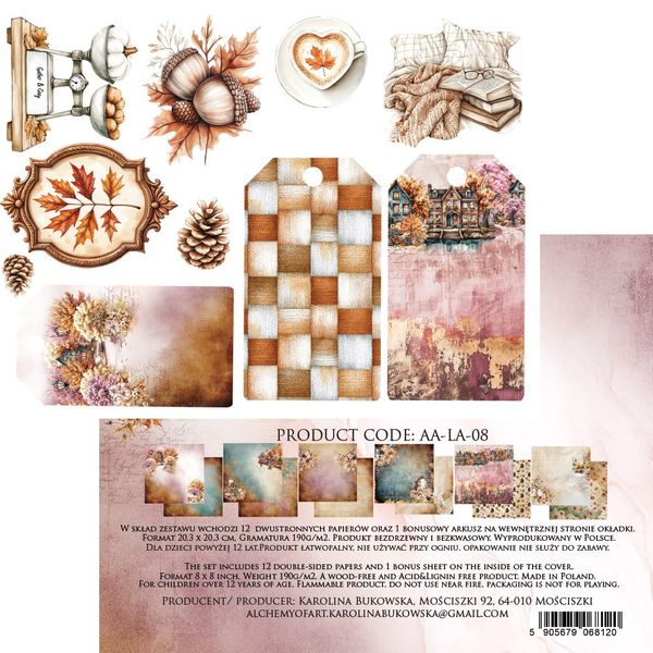 Alchemy Of Art - Lovely Autumn  8X8"