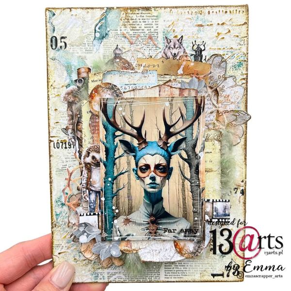 Paper pad 6"x6" GRUNGY WINTER