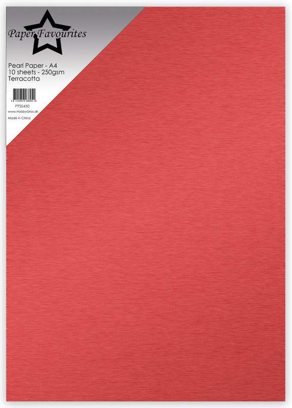 Pearl Paper A4 Terracotta 250gsm (10pcs) 