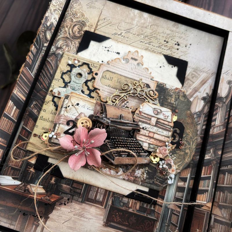 Rice paper 2, In the Library
