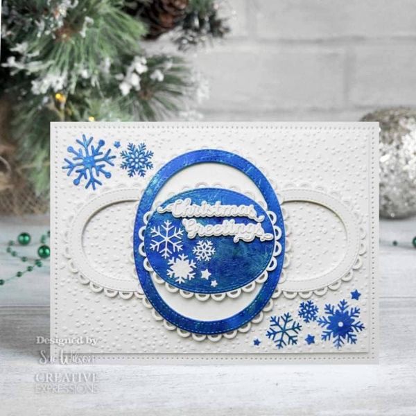 Creative Expressions Sue Wilson Craft Die Noble Collection Scalloped Ovals 