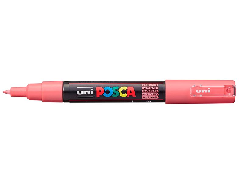 Uni POSCA PC-1M – Extra-Fine 0,7-1mm – 66 Coral Pink
