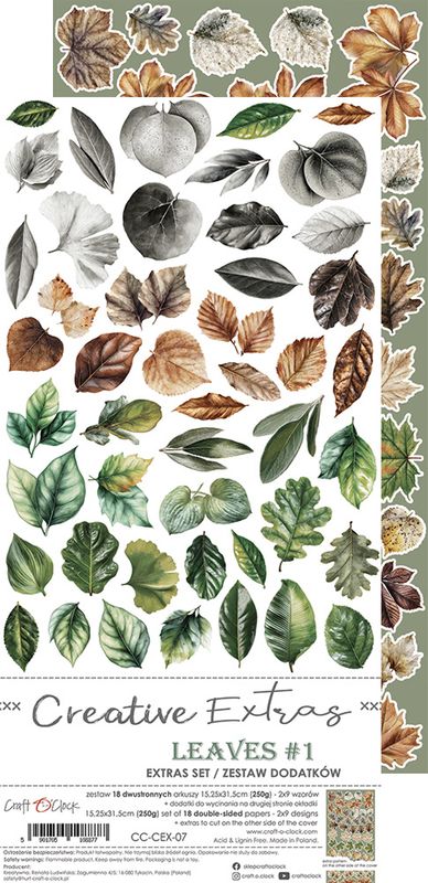 CREATIVE EXTRAS - MIX 04 - ALL LEAVES - EXTRAS SET