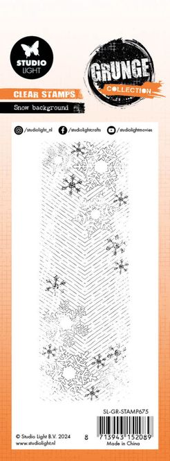 Hovedbilde Snow Background Grunge Stamp