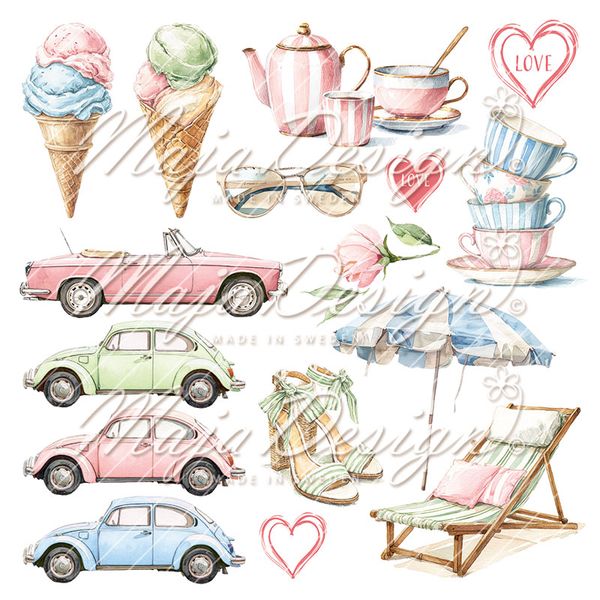 Summer Feeling - 6x6" Paper pack