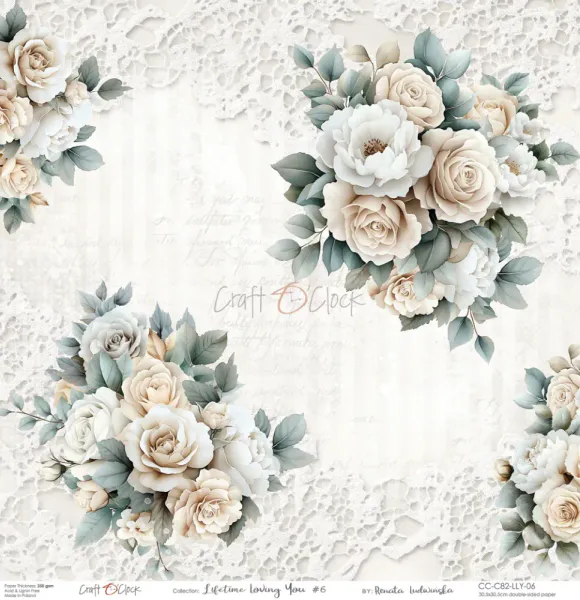 LIFETIME LOVING YOU - A SET OF PAPERS 30.5 cm x 30.5 cm