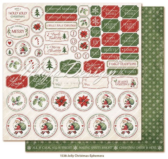 Hovedbilde Jolly Christmas - Ephemera
