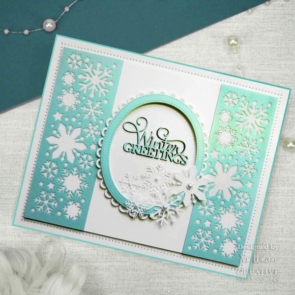 Creative Expressions Sue Wilson Craft Die Noble Collection Scalloped Ovals 