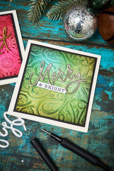Thinlits Die by Tim Holtz Merry & Bright (6pcs) 