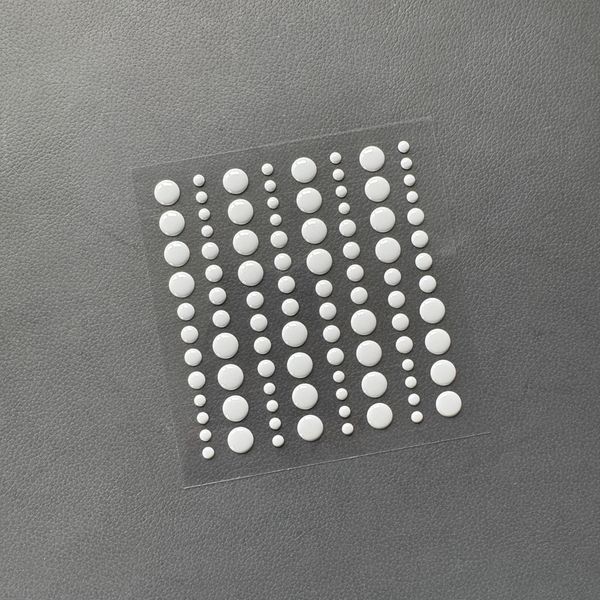 Adhesive Enamel Dots Light Grey (96pcs) (SBA044)