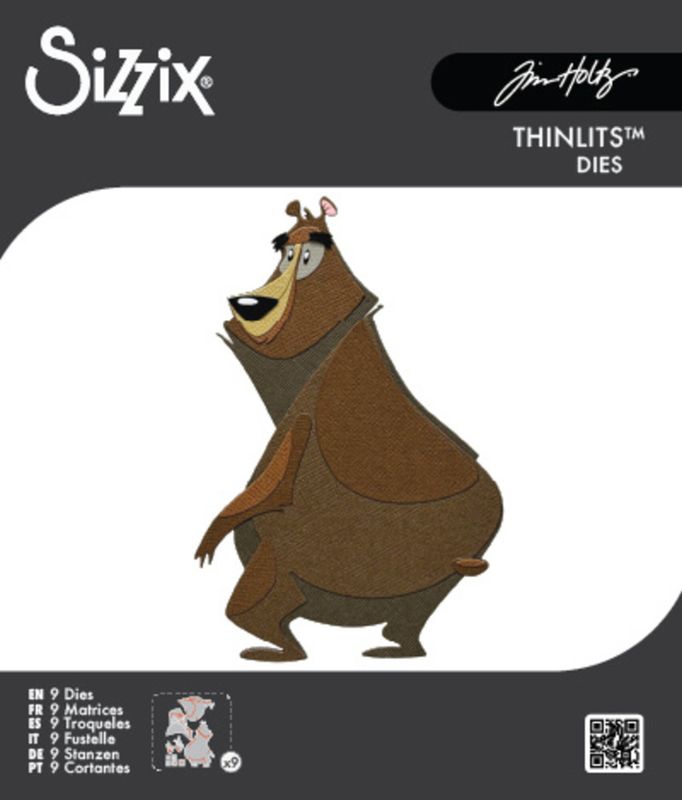 Thinlits Colorize Die Theodore (9pcs) by Tim Holtz 