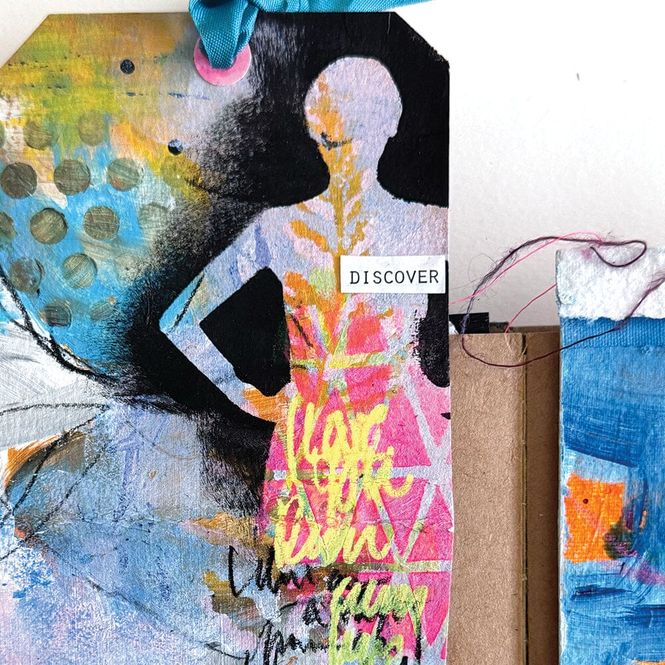 Hovedbilde Dina Wakley MEdia Stencil Old ...