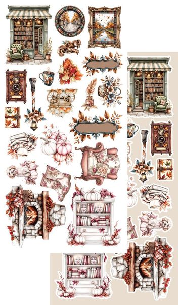 Alchemy of Art Extras to Cut Lovely Autumn - 10X  – 30,5&times;15 cm