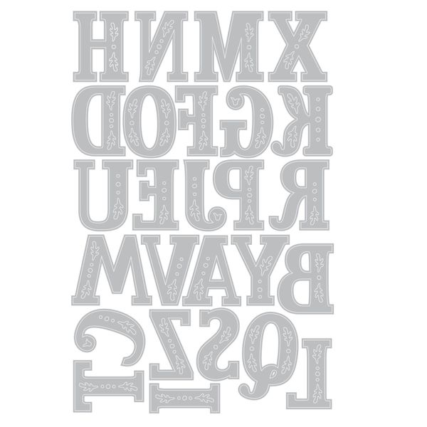 Thinlits Die Set Folk Alphabet (26pcs) by Catherine Pooler