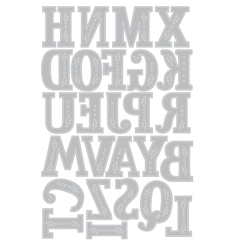 Thinlits Die Set Folk Alphabet (26pcs) by Catherine Pooler