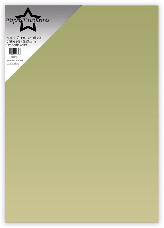 Smooth Mint A4 Mirror Card Matte 250gsm 