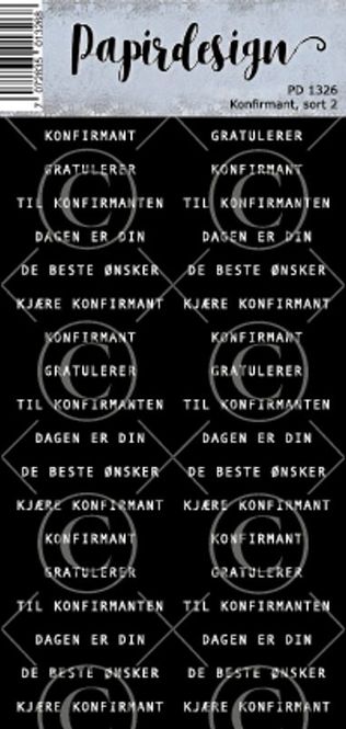 Hovedbilde Konfirmant, sort 2
